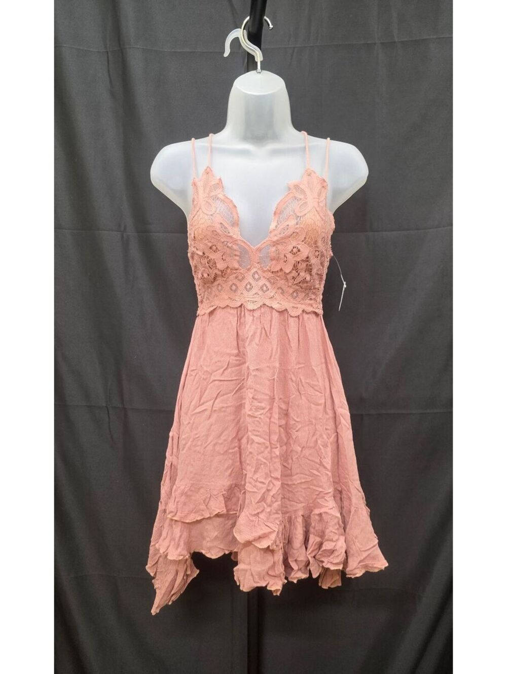 FP ONE Adella Sleeveless Crochet‑Trim Dress Women’s S